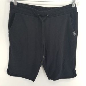 Eddie Bauer black stretch knit shorts size M